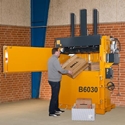 Bramidan B6030 Commercial Level Cardboard Box Vertical Baler 208/230/480 Volt 3 Phase