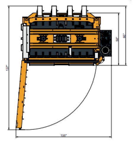 Bramidan B7242 Commercial Level Cardboard Box Vertical Baler 208/230/480 Volt 3 Phase - B7242