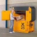 Bramidan X25 Commercial Level Cardboard Box Vertical Baler 208/230/480 Volt 3 Phase 