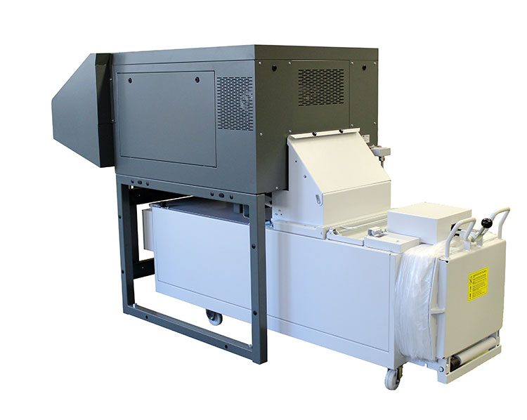 Intimus 16.86 Industrial Shredder Baler Combo 6mm x 5mm 230 Volt, 3 Phase, 60 Hz - 656124 + 475901