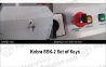 Kobra SSK-2 One set of keys (one emergency key and one turret key) Kobra SSK-2 One set of keys (one emergency key and one turret key)