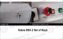 Kobra SSK-2 One set of keys (one emergency key and one turret key) Kobra SSK-2 One set of keys (one emergency key and one turret key)