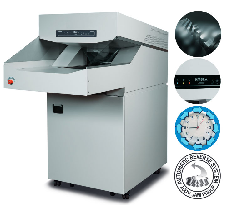Kobra 430 TS Industrial Conveyor Cross Cut Paper Shredder - 430TS