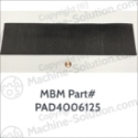 MBM PAD4006125 RUBBER MASK PAD4006125