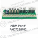 MBM PAD7228912 A1 PC BOARD PAD7228912