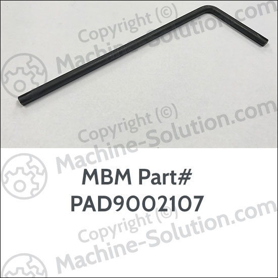 MBM PAD9002107 L-SHAPED TORQUE FOR KNIFE HOLDING SCREW FOR 5221 - MBM PAD9002107