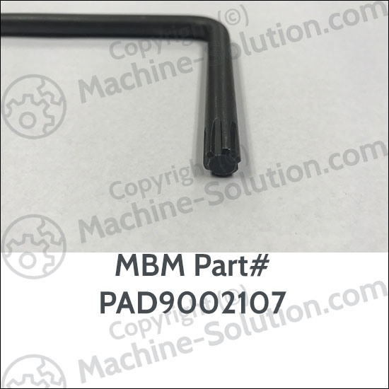 MBM PAD9002107 L-SHAPED TORQUE FOR KNIFE HOLDING SCREW FOR 5221 - MBM PAD9002107