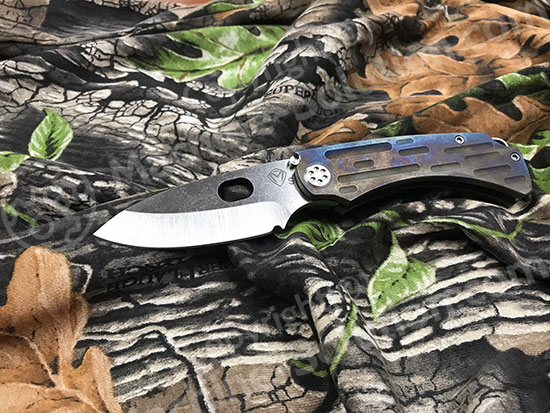 Medford Colonial T S35VN Limited Edition Flame Handle Folding Knife MK026STQ-03A1-SSCF-BN
