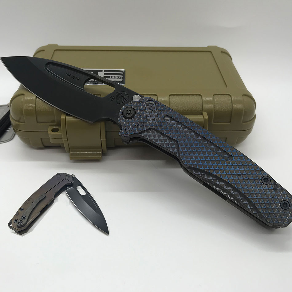 Medford Infraction S35VN 3.25" Blade Gun Grip Bronze to Violet ANO Fad Spring, PVD Clip, PVD Breaker, PVD Hardware MK031SPQ-02AN-SPCP-BP