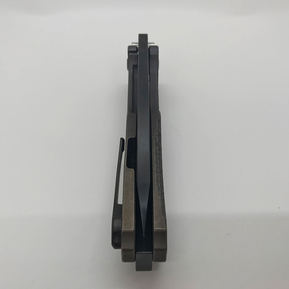 Medford Infraction S35VN 3.25" Blade Gun Grip Bronze to Violet ANO Fade Spring, PVD Clip, PVD Breaker, PVD Hardware MK031SPQ-02AN-SPCP-BP - MK031SPQ-02AN-SPCP-BP