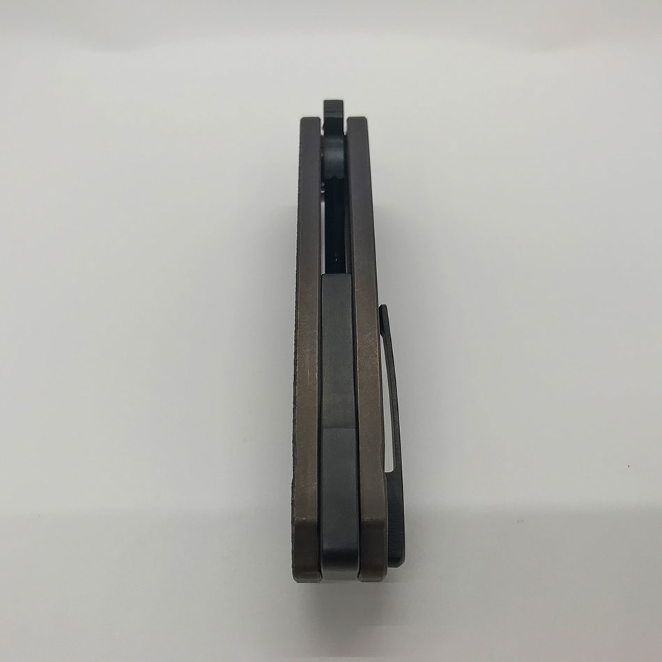 Medford Infraction S35VN 3.25" Blade Gun Grip Bronze to Violet ANO Fade Spring, PVD Clip, PVD Breaker, PVD Hardware MK031SPQ-02AN-SPCP-BP - MK031SPQ-02AN-SPCP-BP