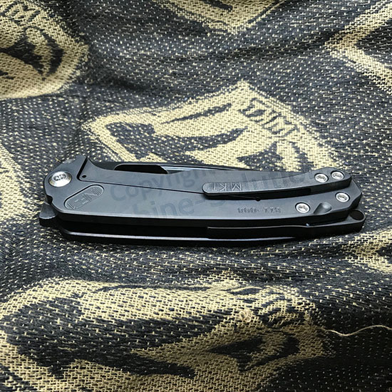 Medford Infraction S35VN 3.25" Blade Black Ops PRO PVD Everything Knife MK031SPQ-30PV-SSCP-Q4 - MK031SPQ-30PV-SSCP-Q4