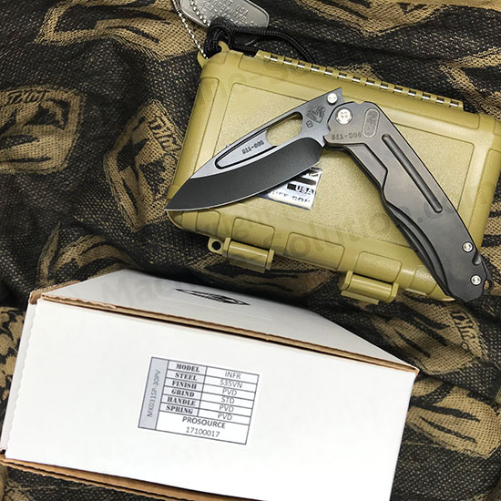 Medford Infraction S35VN 3.25" Blade Black Ops PRO PVD Everything Knife MK031SPQ-30PV-SSCP-Q4 - MK031SPQ-30PV-SSCP-Q4