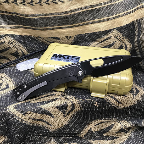 Medford Infraction S35VN 3.25" Tumbled PVD Blade Spring Standard Clip Knife MK031SJQ-31PT-SSCS-Q4 - MK031SJQ-31PT-SSCS-Q4