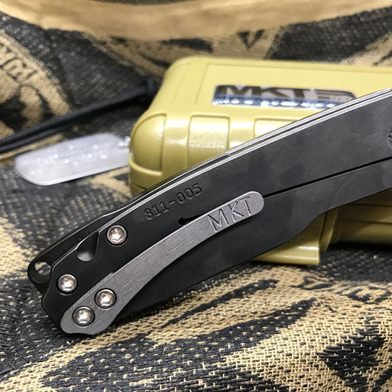 Medford Infraction S35VN 3.25" Tumbled PVD Blade Spring Standard Clip Knife MK031SJQ-31PT-SSCS-Q4 - MK031SJQ-31PT-SSCS-Q4