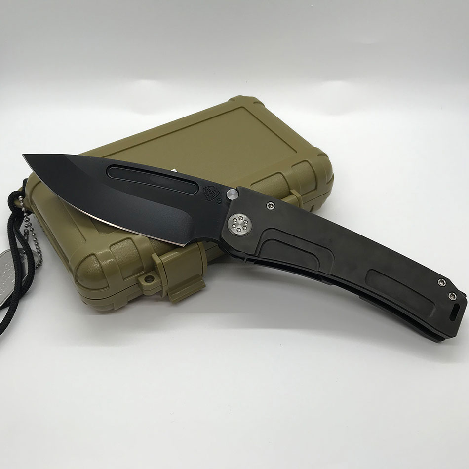 Medford Marauder H 3V 3.75" PVD Blade, PVD Handle, PVD Spring Knife MK0453PD-30PV-SSCS-BP
