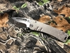 Medford Marauder S35VN Laser Pattern Knife Titanium Handles MK007STD-01TM-SSCS-BN
