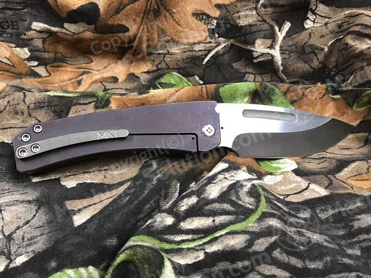 Medford Midi Marauder Limited Edition S35VN Stainless Satin Finish TI ANO VIOLET Folding Knife MK033SSTD-38A3-SSCS-Q4 - MK033SSTD-38A3-SSCS-Q4