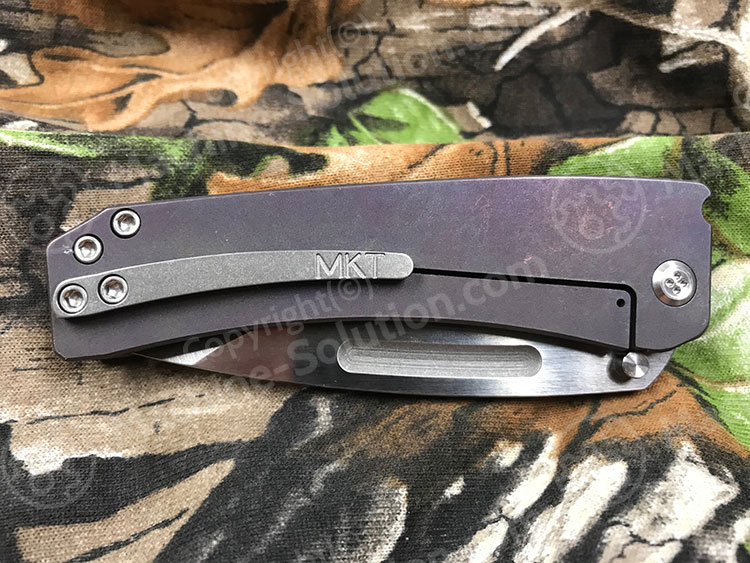 Medford Midi Marauder Limited Edition S35VN Stainless Satin Finish TI ANO VIOLET Folding Knife MK033SSTD-38A3-SSCS-Q4 - MK033SSTD-38A3-SSCS-Q4