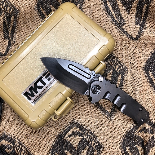 Medford Micro Praetorian T S35VN 2.8" PVD EVERYTHING Tactical Knife Serial 93-021 - MK008SPD-30PV-SSCP-BP 93-021