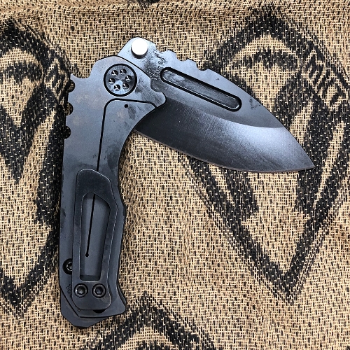Medford Micro Praetorian T S35VN 2.8" PVD EVERYTHING Tactical Knife Serial 93-021 - MK008SPD-30PV-SSCP-BP 93-021
