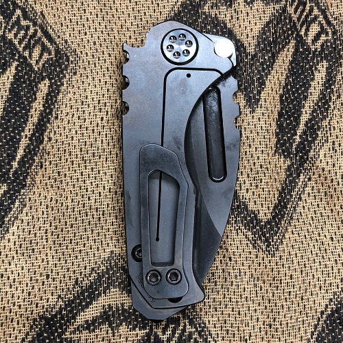 Medford Micro Praetorian T S35VN 2.8" PVD EVERYTHING Tactical Knife Serial 93-021 - MK008SPD-30PV-SSCP-BP 93-021