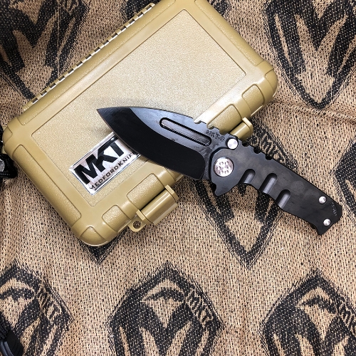 Medford Micro Praetorian T S35VN 2.8" PVD Blade PVD Handles PVD Clip Tactical Knife Serial 93-009