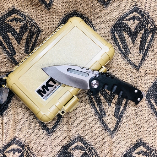 Medford Micro Praetorian T D2 Vulcan 2.8" Tumbled PVD Handle Spring Folding Knife Serial Number 93-028