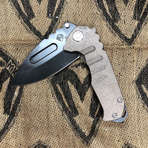 Medford Praetorian Genesis T 3V 3.3" Chain Mail Handle Bronze Spring Tactical Knife Serial 92-054  - MK0293JD-02AN-SSCS-BN 92-054