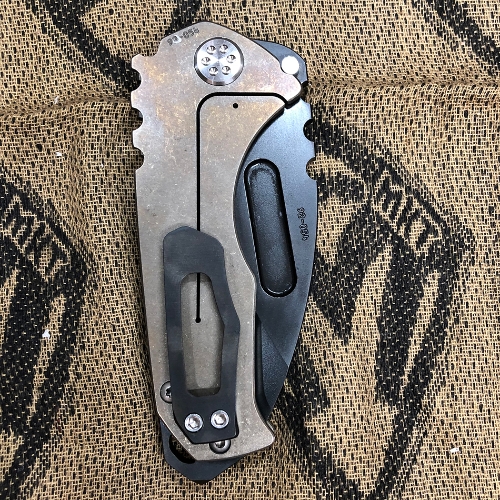 Medford Praetorian Genesis T 3V 3.3" Chain Mail Handle Bronze Spring Tactical Knife Serial 92-054  - MK0293JD-02AN-SSCS-BN 92-054