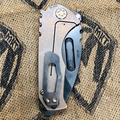 Medford Praetorian Genesis T 3V 3.3" Uncle Sam Handle Bronze Spring Tactical Knife Serial 92-053 - MK0293JD-36A1-T1CP-BP