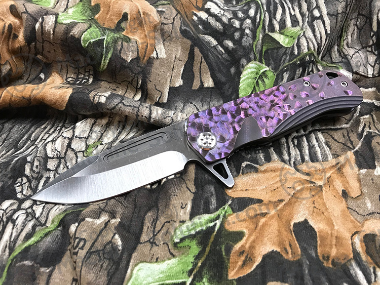 Medford Proxima S35VN 3.9" TI Ano Purple Sculpting Handle Knife MK200STQ-38A3-SSCS-Q4 Limited Edition