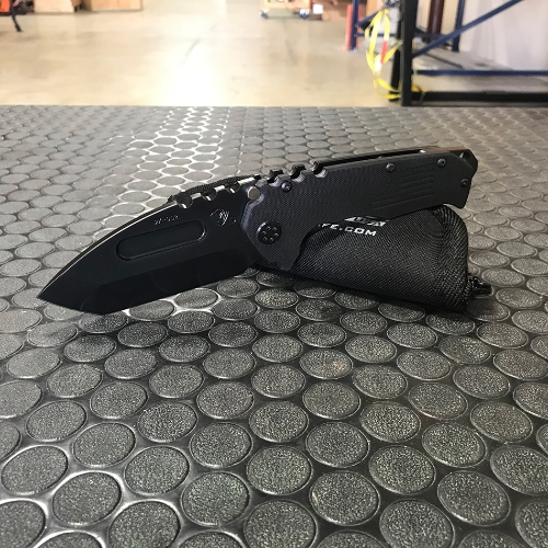 Medford Praetorian Scout M/P D2 Tanto PVD Blade G10 Black Handles Knife Serial 97-002