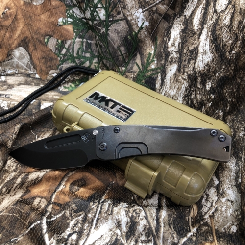 Medford Slim Midi S35VN 3.25" Black Ops PRO PVD EVERYTHING Folding Knife MK201SPD-30PV Serial 93-056