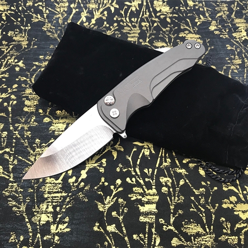 Medford Smooth Criminal Gun Metal Gray S35VN Blade 3" Folding Knife Serial 95-071