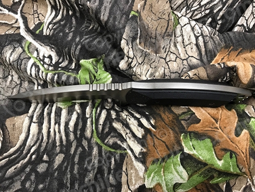 Medford TST-1 D2 NP3 Tanto Fixed Black Handle Knife MK057DNQ-08KB-Q2Q3-Q4 - MK057DNQ-08KB-Q2Q3-Q4