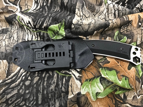 Medford TST-1 D2 NP3 Tanto Fixed Black Handle Knife MK057DNQ-08KB-Q2Q3-Q4 - MK057DNQ-08KB-Q2Q3-Q4