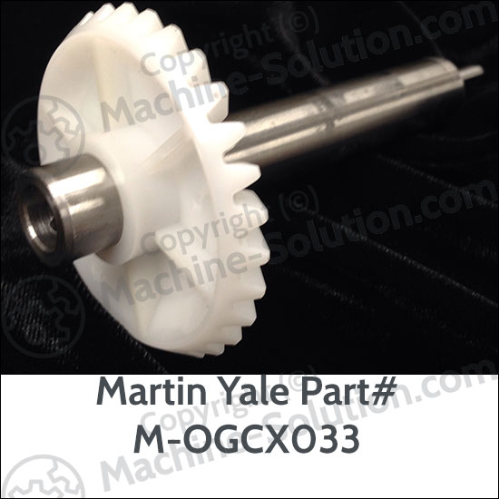 Martin Yale W-OGCX033 INSERT MOLDED BEVEL GEAR - MY W-OGCX033