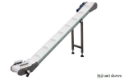 Excel Packaging INC-52 Incline conveyor with cleats Excel Packaging INC-52 Incline conveyor with cleats