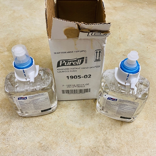 Purell 1905-02 2-1200 ML LTX-12 Refills Instant Hand Sanitzer (2 Pack)  - 1905-02