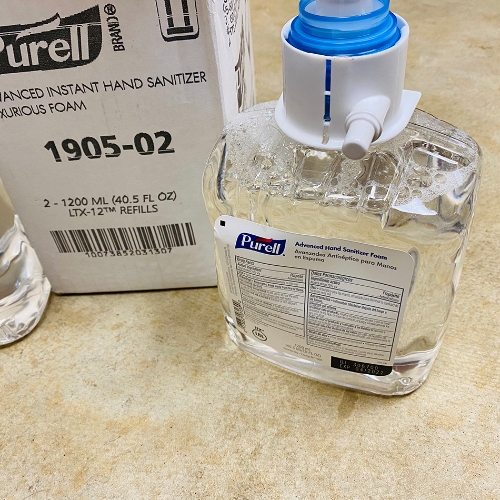 Purell 1905-02 2-1200 ML LTX-12 Refills Instant Hand Sanitzer (2 Pack)  - 1905-02