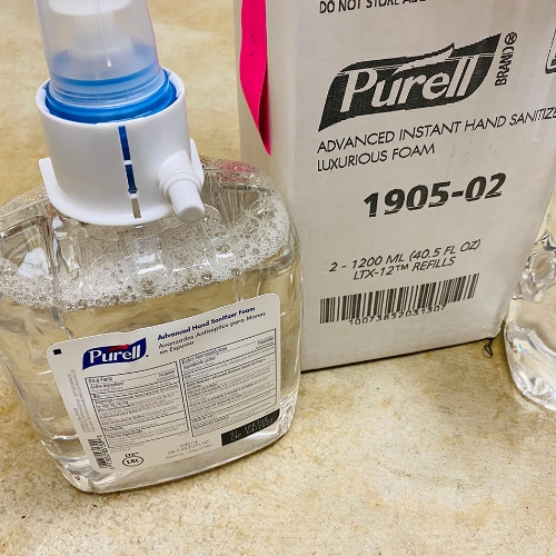Purell 1905-02 2-1200 ML LTX-12 Refills Instant Hand Sanitzer (2 Pack)  - 1905-02