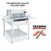Triumph 5255 Automatic-Programmable 20-3/8" Paper Cutter Value Kit with 6 cutting sticks and 1 extra blade