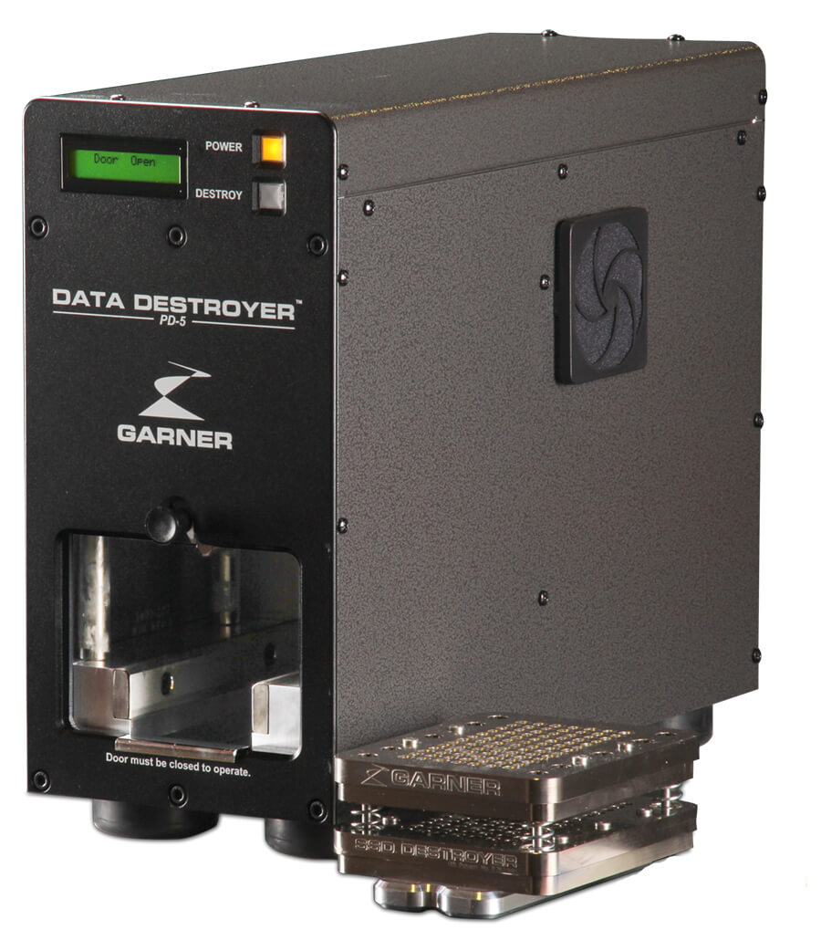 Garner PD-5SSD With SSD-1 Hard Drive and Solid-State Destruction  Garner PD-5SSD With SSD-1 Hard Drive and Solid-State Destruction 