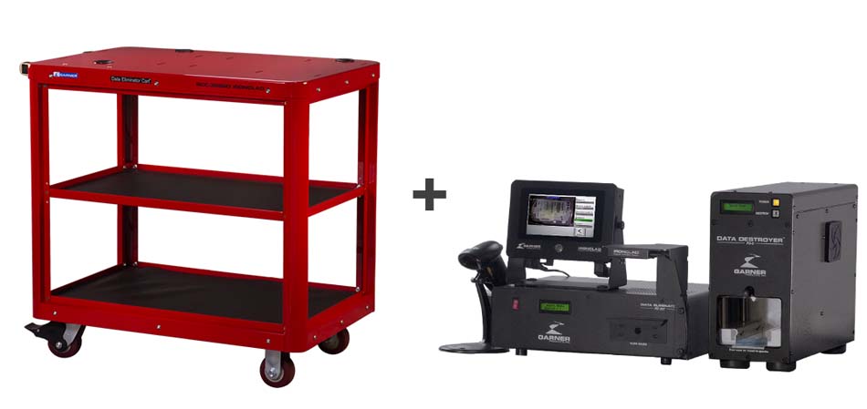 Garner RCC-25 IRONCLAD Data Eliminator Cart Package With HD-2XT, PD-5, CART-RCC-R, IC-HD2X Garner RCC-25 IRONCLAD Data Eliminator Cart Package With HD-2XT, PD-5, CART-RCC-R, IC-HD2X