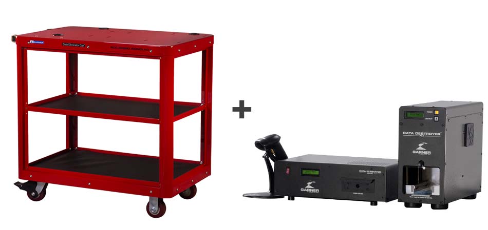 Garner RCC-25 Data Eliminator Cart Package With HD-2XT, PD-5, CART-RCC-R Garner RCC-25 Data Eliminator Cart Package With HD-2XT, PD-5, CART-RCC-R