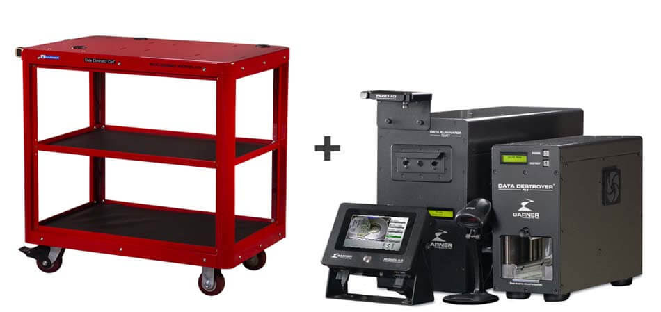 Garner RCC-4XT5 Mobility Cart Package with TS-4XT, PD-5, CART-RCC-R, IC-TS1XT